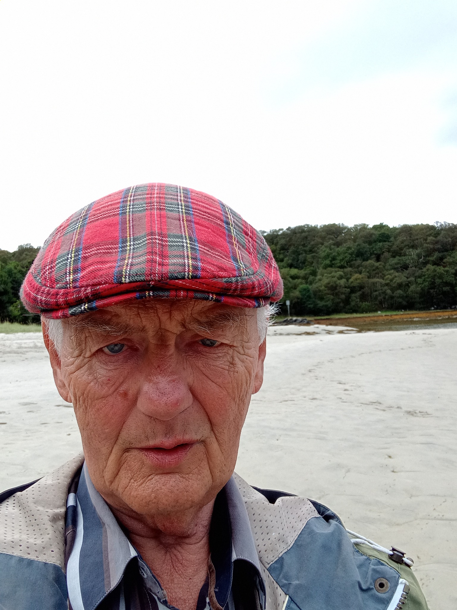 Dave at Silver Sands on the west coast of Scotland