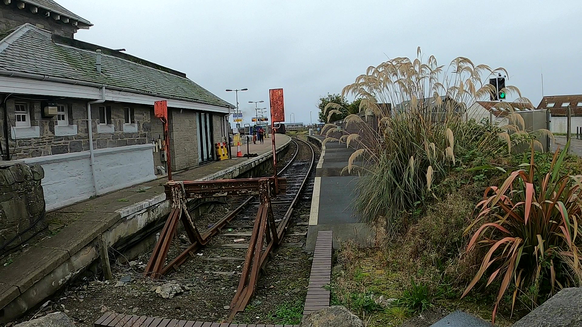Mallaig station, the western end of the railway line from Fort William